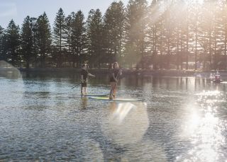 Stand Up Paddleboarding, Lake Illawarra