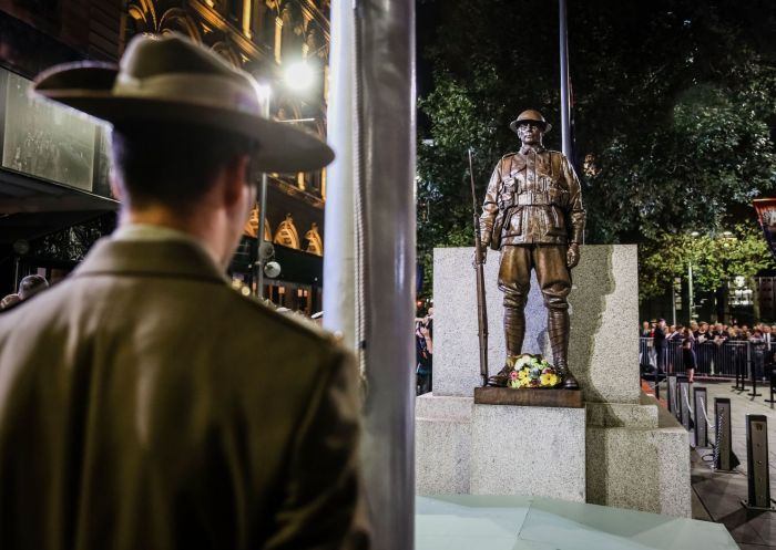 Dawn Service held in Sydney on Anzac Day