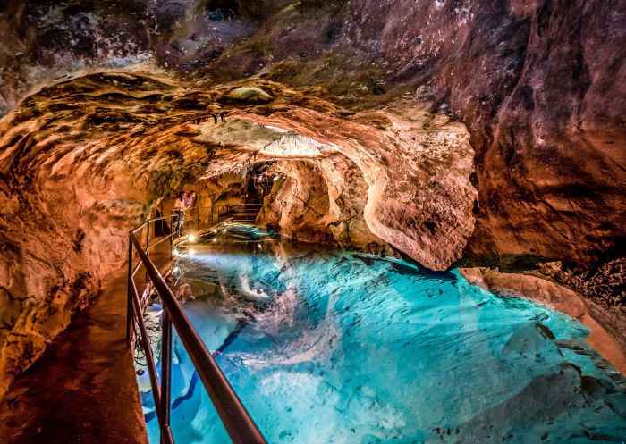 The Pool of Reflections in the River Cave, within the iconic Jenolan Caves - Credit: Timeless Creations - Jenolan Caves Reserve Trust