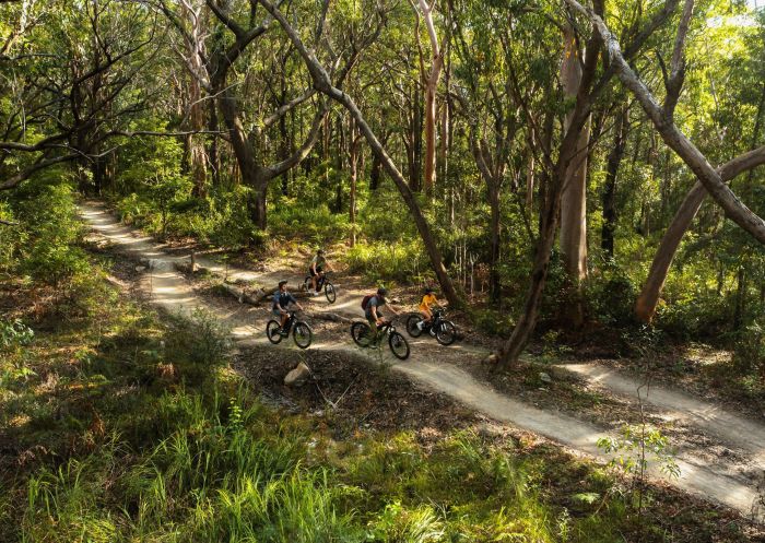 Glenrock mountain biking trails in the Glenrock State Conservation Area