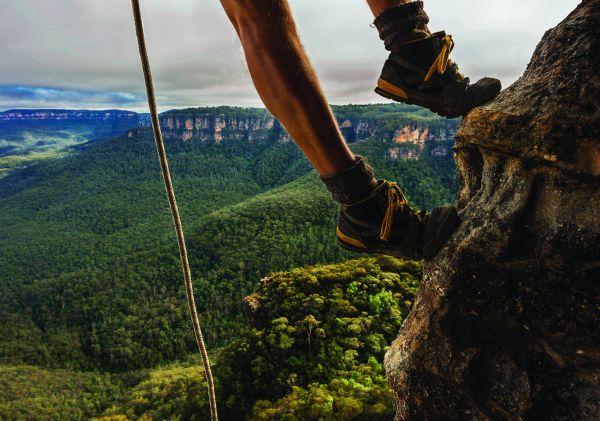 Abseiling at the Blue Mountains - Credit:David Hill