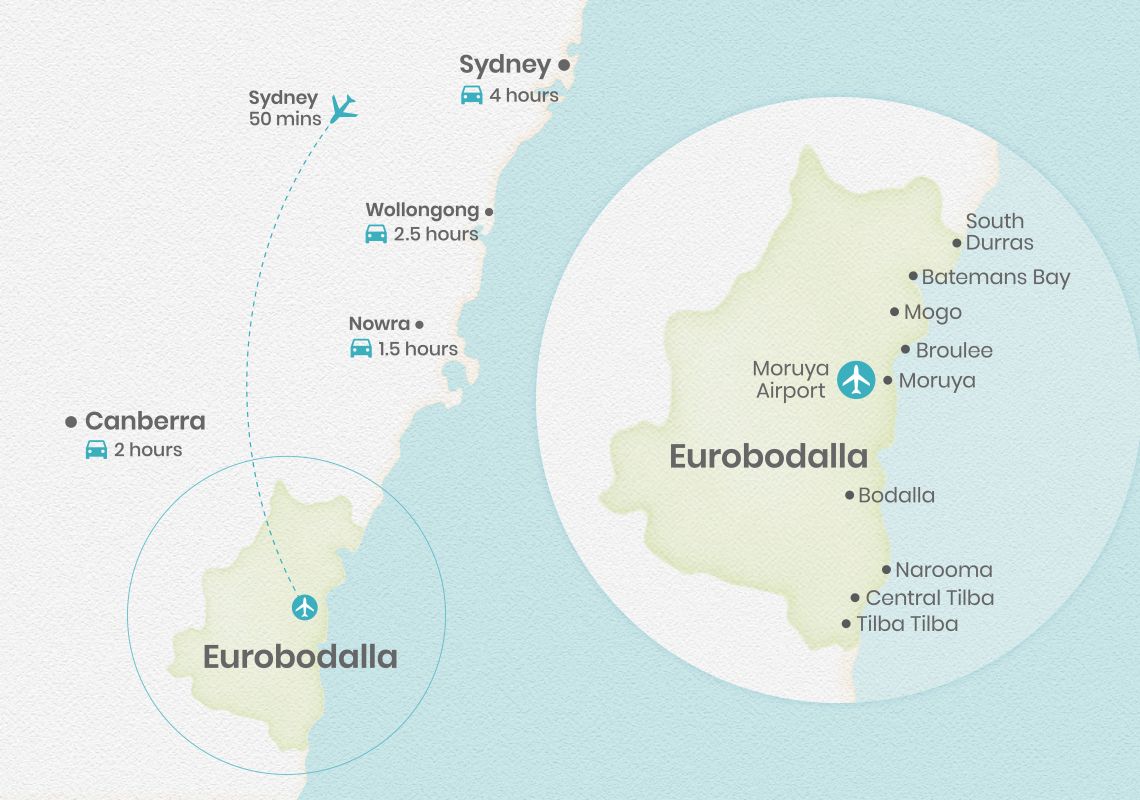 Eurobodalla Map