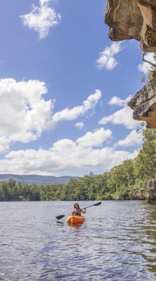 Kayaking, Shoalhaven River near Nowra