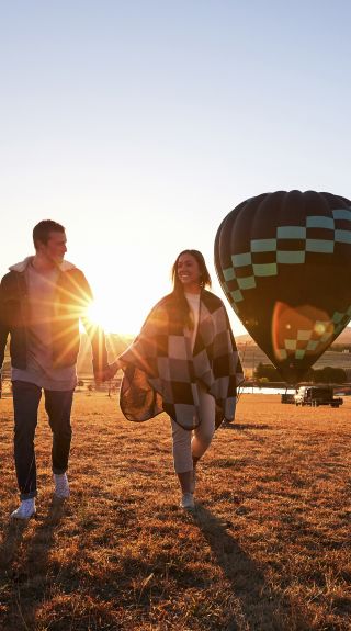 Hot air ballooning in the Hunter Valley