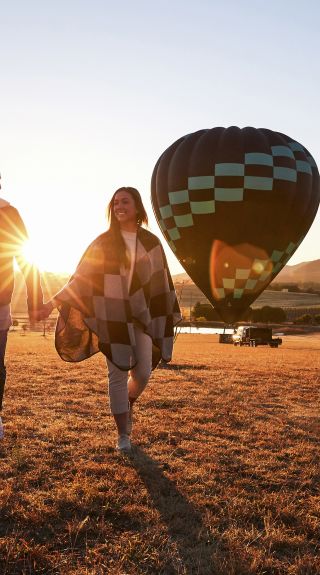 Hot air ballooning in the Hunter Valley