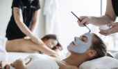 Woman enjoying a spa treatment at Vie Spa, located within the Pullman Magenta Shores Resort, Central Coast