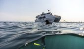 Boat off Cook Island - Fingal Head - North Coast