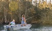 Couple enjoying a day of fishing at Turross Head 