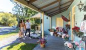 Couple shopping at Bath Patisserie in Central Tilba, Eurobodalla, South Coast